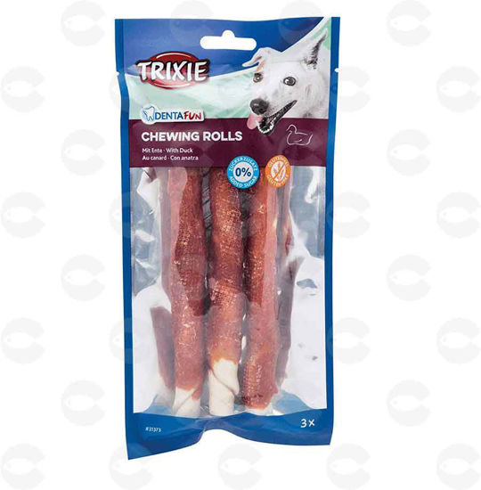 Picture of Ոլորած ձողիկներ բադի մսով շների համար՝ Denta Fun Rolls
