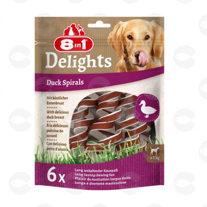 Picture of Հյուրասիրություն շների՝ DELIGHTS զսպանակաձև, բադի, 6 հատ/60 գ
