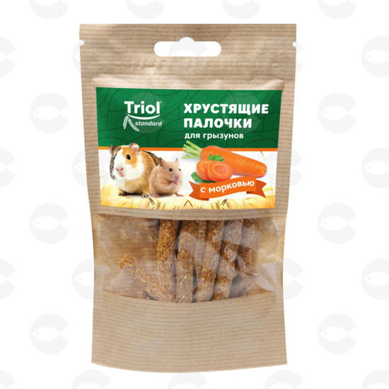 Picture of Triol Standard Treat խրթխրթան ձողիկներ կրծողների համար գազարով, 30գ