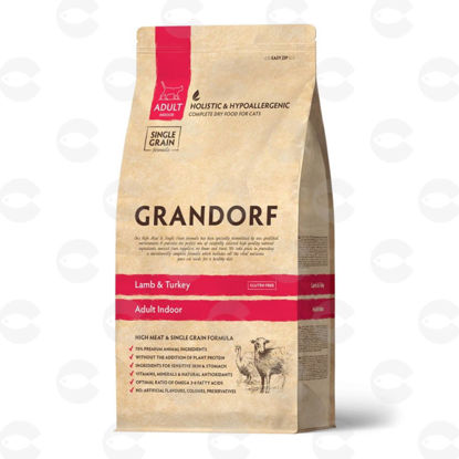 Picture of GRANDORF Cat Adult չոր կեր գառան և հնդկահավի մսով կատուների համար, 8 կգ