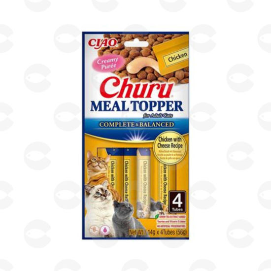 Picture of Meal Topper, կրեմային հյուրասիրություն կատուների համար, հավ և պանիր