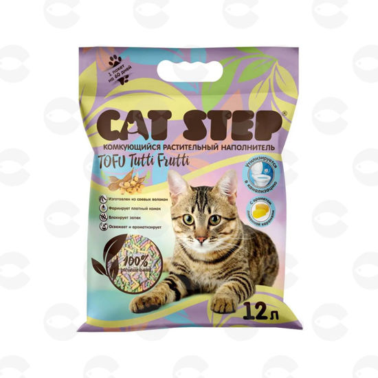 Picture of CAT STEP Tofu Tutti Frutti բուսական լցանյութ, 10 լ