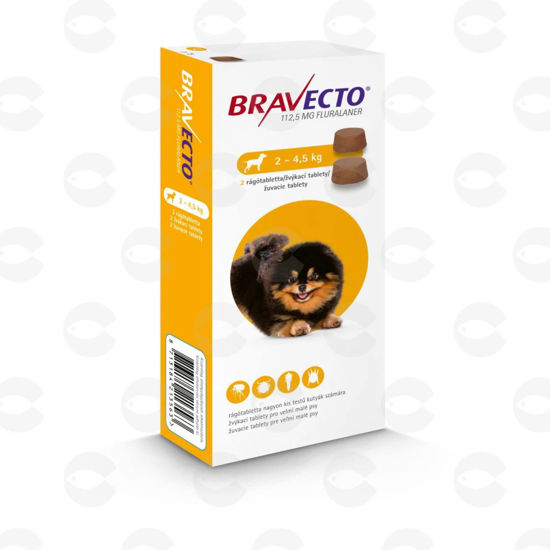 Picture of Հաբեր Bravecto մինչև 4,5կգ շների համար