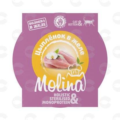 Picture of MOLINA Holistic – Հավի մսով ժելե լամիստեր կատվիկների համար, 75 գ