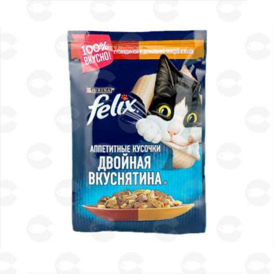 Picture of «Purina Felix» տավարի մսով և թռչնի մսով ժելեում