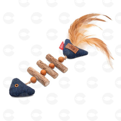 Picture of Gigwi CATCH & SCRATCH ECO խաղալիք կատուների համար «Ձուկ-ոսկորաշար», 20 սմ