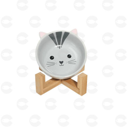 Picture of Կերամիկական ափսե կենդանիների համար մուլտֆիլմային դիզայնով և շրջանակով