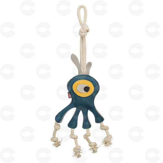 Picture of Կաշվե խաղալիք շների համար, հրեշիկ պարանի վրա,47 սմ