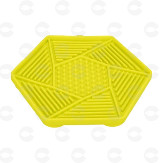 Picture of Կերաման սիլիկոնե՝ վեցանկյուն, դանդաղ կերակրման համար, ռետինե տակով/17 սմ