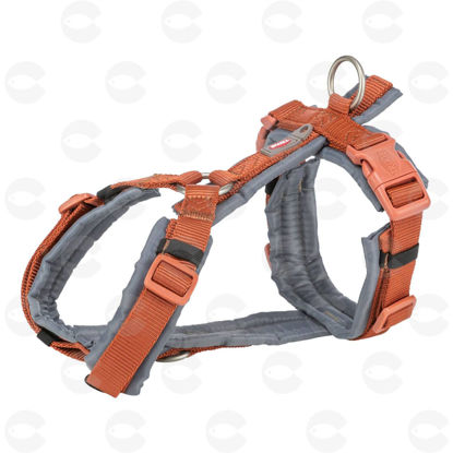 Picture of Premium Trekking լանջափոկ (շլեյկա) շների համար, դարչնագույն-rust/մոխրագույն, M–L