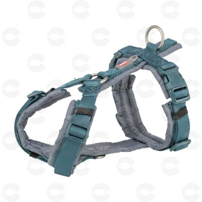 Picture of Premium Trekking լանջափոկ (շլեյկա) շների համար, մենթոլ / մոխրագույն, S