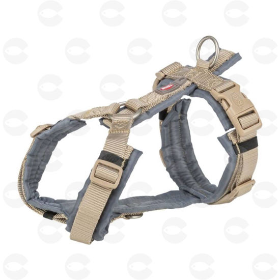 Picture of Premium Trekking լանջափոկ (շլեյկա) շների համար, ավազագոււյն / մոխրագույն, L