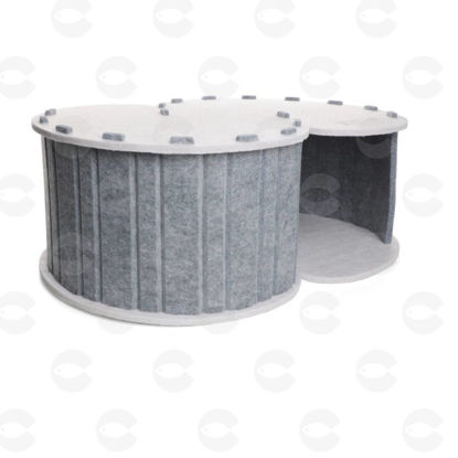 Picture of Triol «Լաբիրինթ» ֆետրե տնակ կենդանիների համար, մոխրագույն, 580 × 400 × 240 մմ