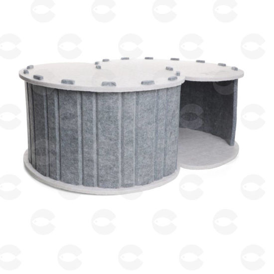 Picture of Triol «Լաբիրինթ» ֆետրե տնակ կենդանիների համար, մոխրագույն, 580 × 400 × 240 մմ