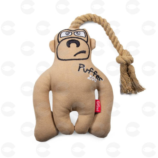 Picture of Gigwi PUFFER ZOO խաղալիք՝ Կապիկ ձայնային սուլիչով շների համար, 31 սմ