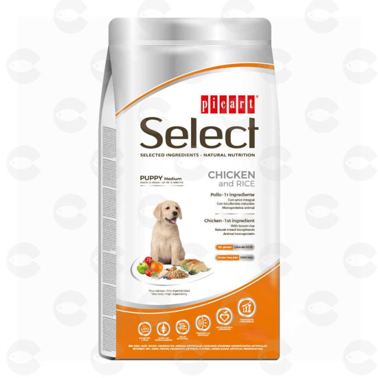 Picture of Picart Select Medium Puppy Chicken & Rice 12կգ