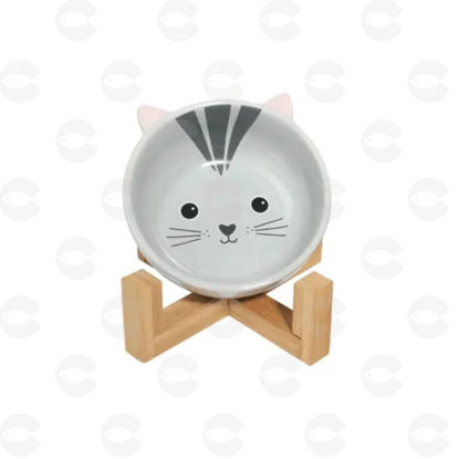 Picture of Կերաման «կատու» (Bowl: 13.5×5.5 սմ, Rack: 17×5.5 սմ)