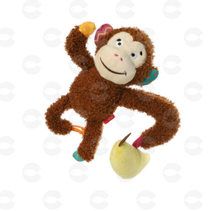 Picture of Gigwi PLUSH FRIENDZ Կապիկ բանանով՝ խաղալիք շների համար, 21 սմ