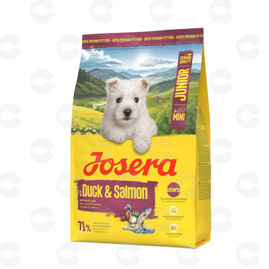 Picture of Josera Mini Junior Duck & Salmon – Չոր կեր փոքր ցեղատեսակի ձագ շների համար բադով և սաղմոնով (10 կգ)