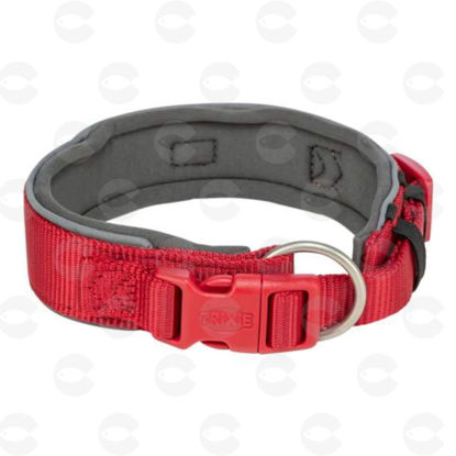 Picture of Վզնոց Premium՝ նեյլոնե, կարգավորվող L-XL, 53-62 սմ/50 մմ, կարմիր/գրաֆիտ
