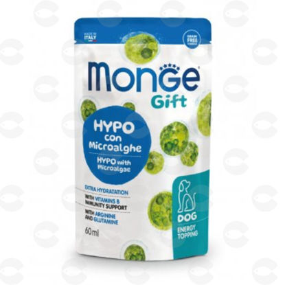 Picture of Wet treat for dogs, MONGE GIFT, hypoallergenic, with microalgae 60 ml