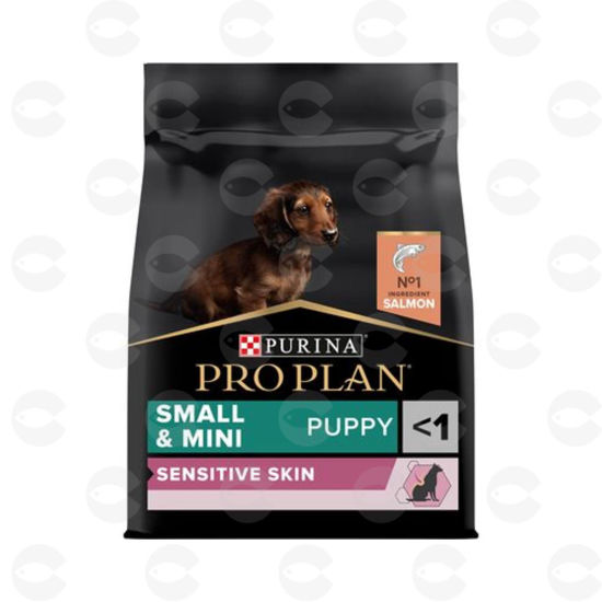 Picture of Purina Pro Plan Sensitive Skin սաղմոնով չոր կեր՝ փոքր ցեղատեսակի ձագերի համար, 3 կգ