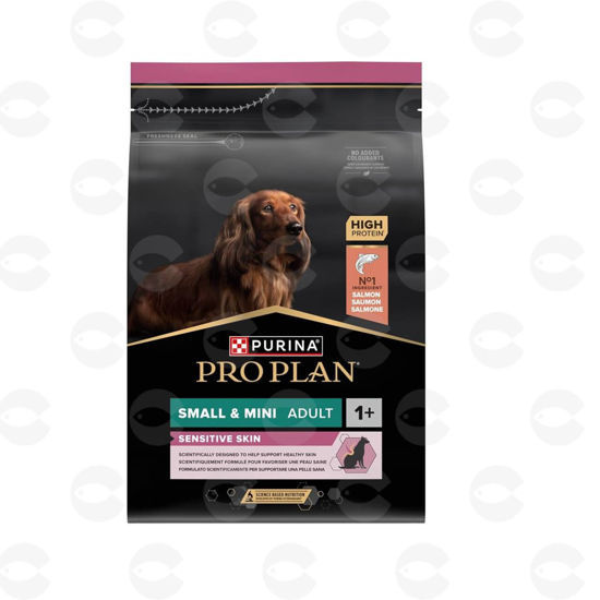 Picture of PRO PLAN Sensitive Skin՝ թաց կեր փոքր և գաճաճ ցեղատեսակի չափահաս շների համար՝ սաղմոնով սոուսի մեջ, 85 գ