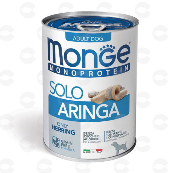 Picture of Պաշտետ-պահածո շների համար MONGE Monoprotein ծովատառեխ, 400գ
